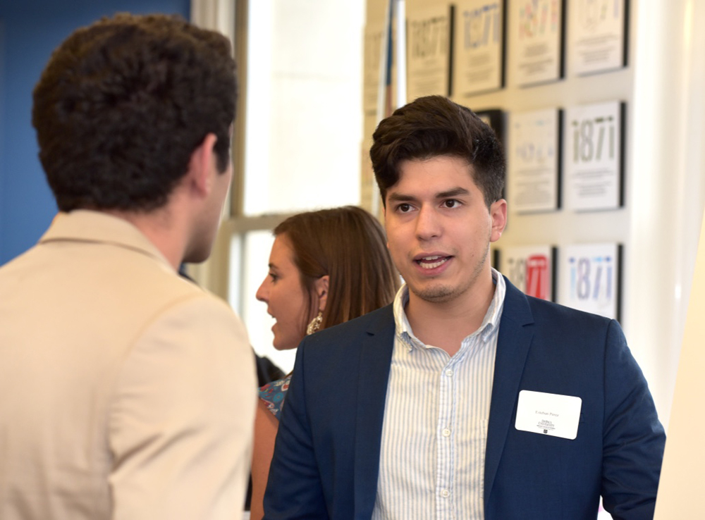 Esteban Perez is a regular pitch competitor, including Purpose Pitch 2018 and Campus 1871, which he won.